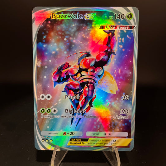 Buzzwole ex Immersive Pokémon TCG Pocket Illustration Art Card - Sharp Details!