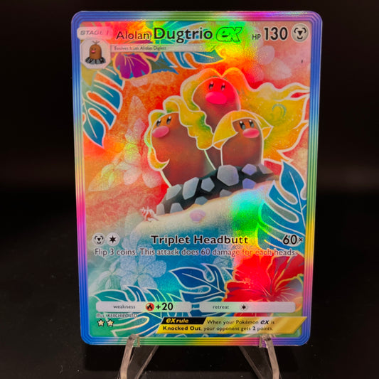 Alolan Dugtrio ex Pokémon TCG Pocket Illustration Art Card - Sharp Details!