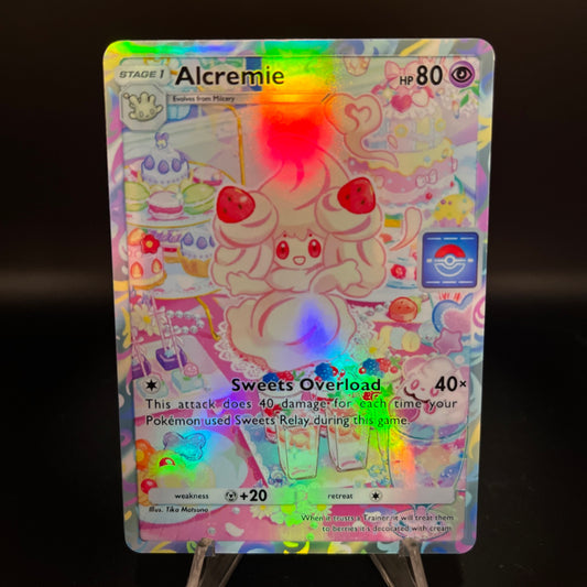 Alcremie Fan-Made Holographic Pokémon TCG Pocket Card | Promo Set A