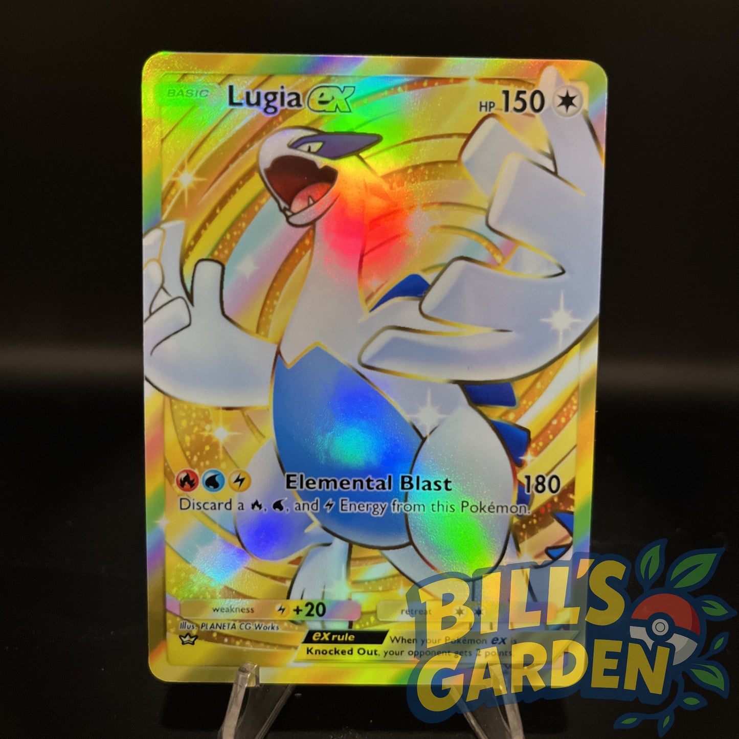 Lugia ex Crown Rare - Holo Fan Card Pokémon TCG Pocket Art | Wisdom of Sea and Sky (A4)