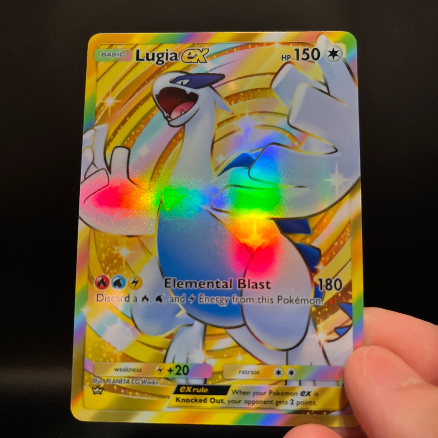 Lugia ex Crown Rare - Holo Fan Card Pokémon TCG Pocket Art | Wisdom of Sea and Sky (A4)
