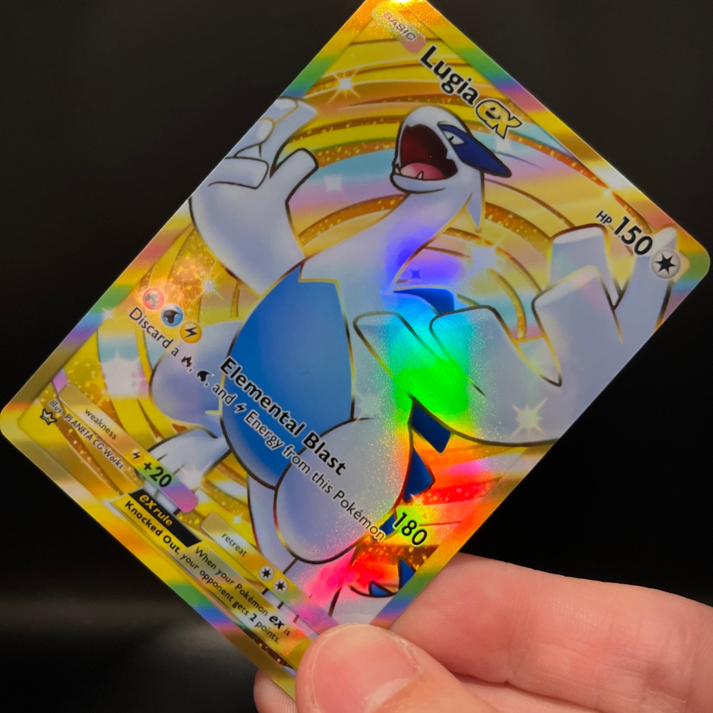 Lugia ex Crown Rare - Holo Fan Card Pokémon TCG Pocket Art | Wisdom of Sea and Sky (A4)