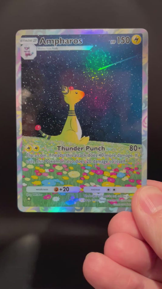 Ampharos - Holo Fan Card Pokémon TCG Pocket Art | Wisdom of Sea and Sky (A4)