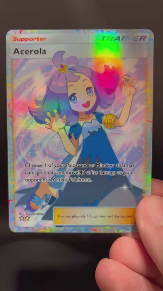 Acerola Trainer Pokémon TCG Pocket Illustration Art Card - Sharp Details!