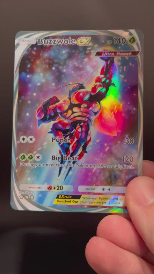 Buzzwole ex Immersive Pokémon TCG Pocket Illustration Art Card - Sharp Details!